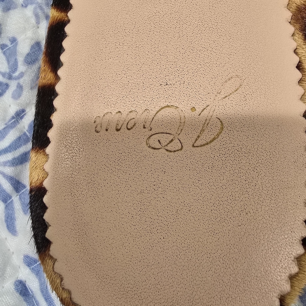 RARE J. Crew Leopard Print Mules calf hair - HTF size 11 - Picture 6 of 11